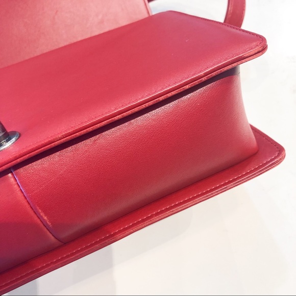 CHANEL Quilted Medium Boy Flap - Dark Red - Picture 2 of 7